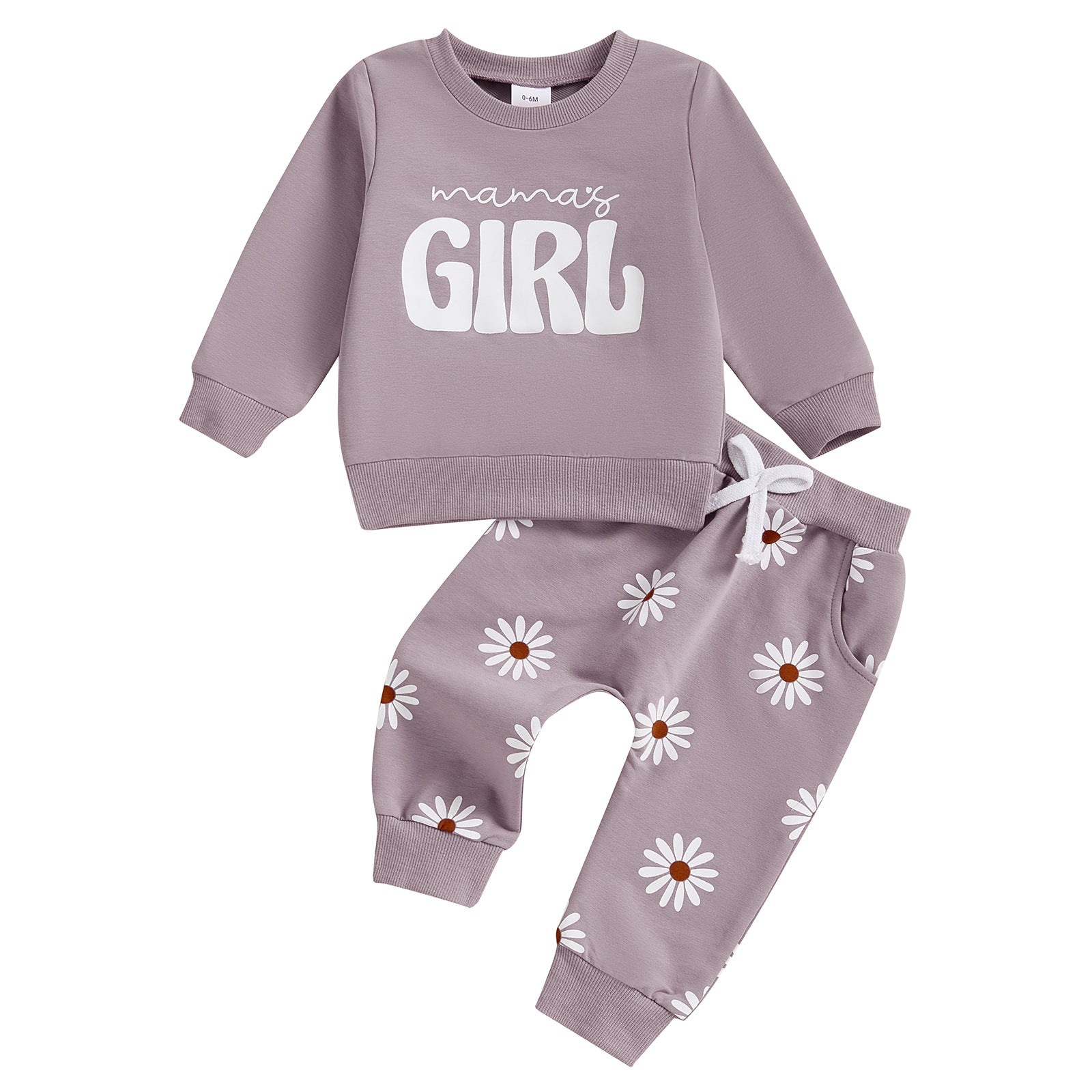 Children's Letter Sweater Trousers Suit