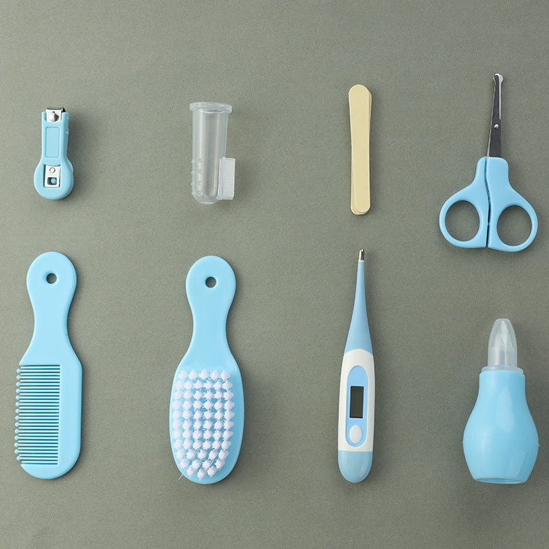 Children's Baby Nail Clippers Nasal Aspirator Electronic Thermometer Set Maternal and Child