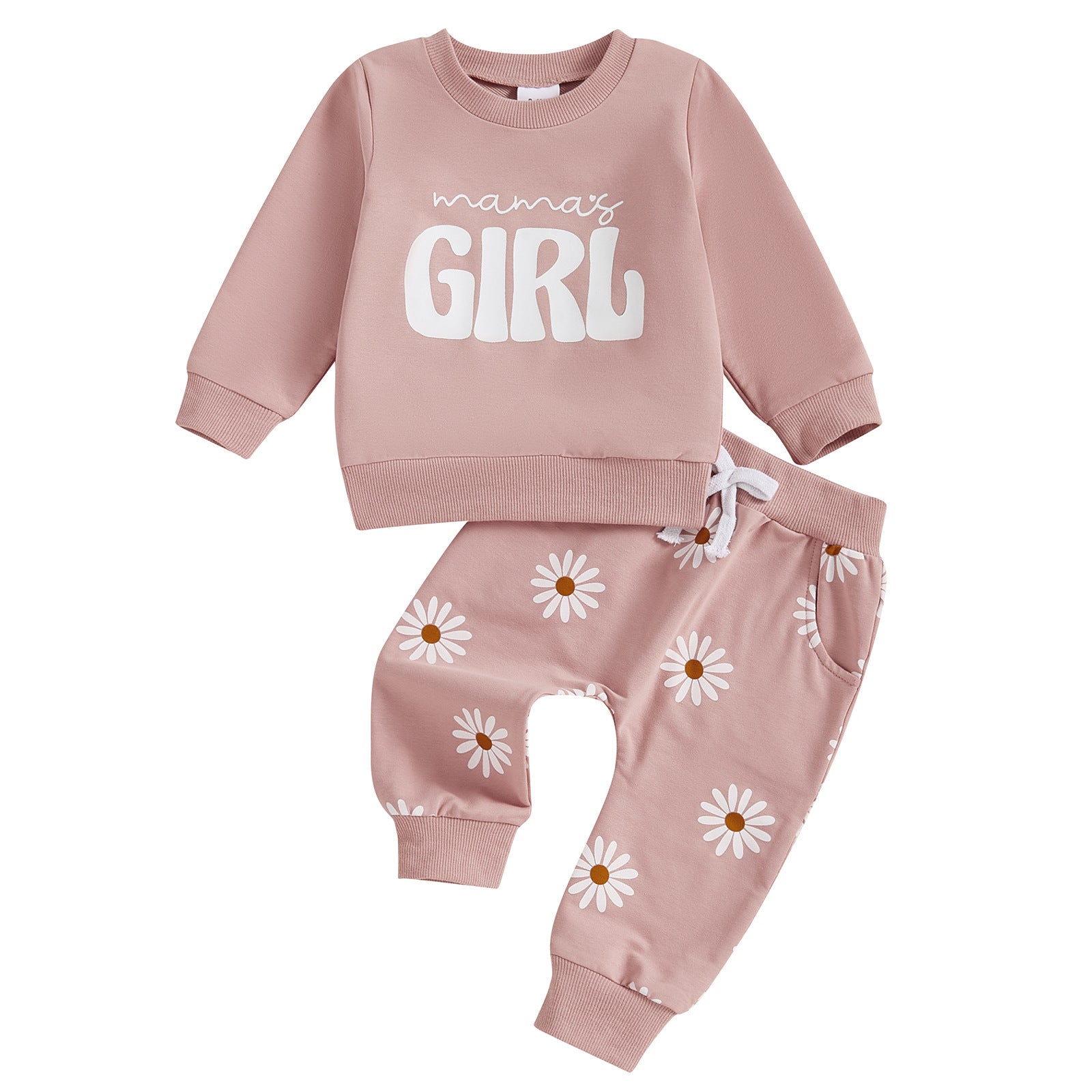 Children's Letter Sweater Trousers Suit